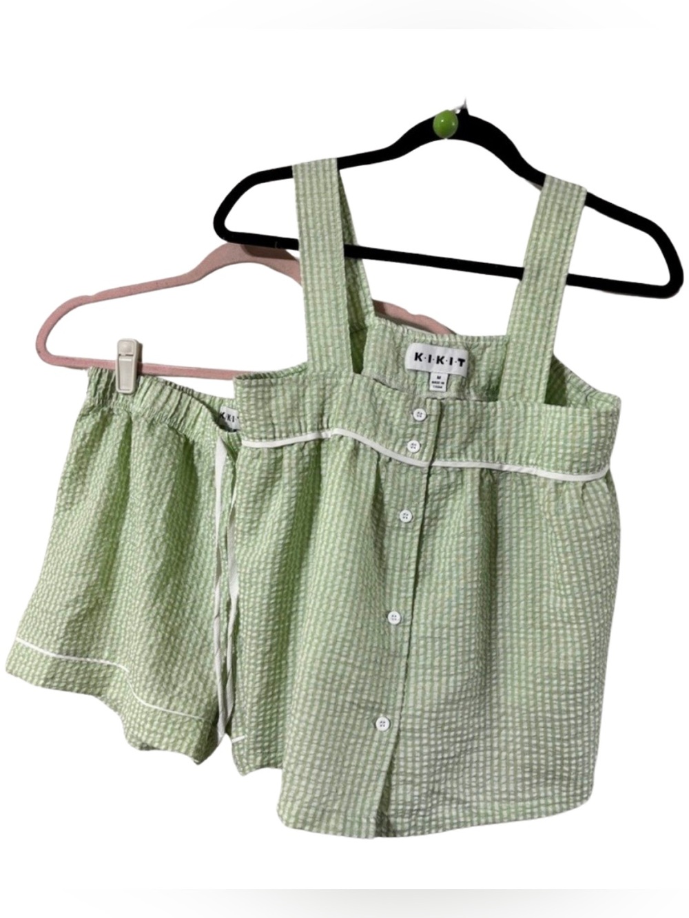 KIKIT Green Striped Set